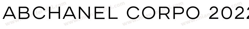 ABChanel Corpo 2022字体转换